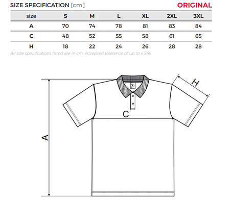 Koszulka Polo męska | Single J. (błękitny)