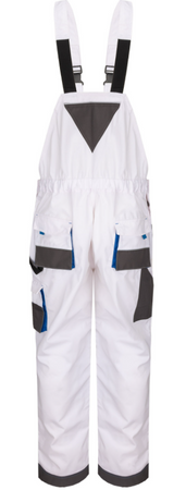Spodnie robocze ogrodniczki na szelkach CLASSIC MAXIMUS White