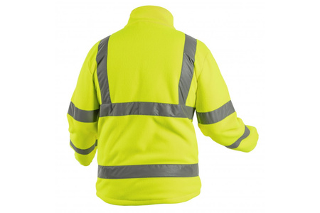 Bluza robocza polarowa ostrzegawcza HOGERT ALAND żółta