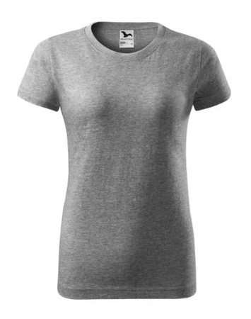 Koszulka robocza damska T-shirt damski Malfini ADLER BASIC ciemnoszary melanż