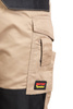 Spodnie robocze ochronne ogrodniczki wielofunkcyjne kombinezon ogrodniczy beżowe Polstar BRIXTON PRACTICAL APOG