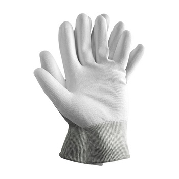 Rękawice uniwersalne robocze ochronne powlekane poliuretanem ochrona dłoni białe Reis RTEPO WW