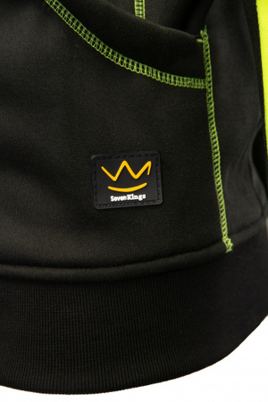 Bluza dresowa polarowa ocieplana ochronna robocza z kapturem ostrzegawcza odblaskowa ze ściągaczem polar SEVEN KINGS RIVAL