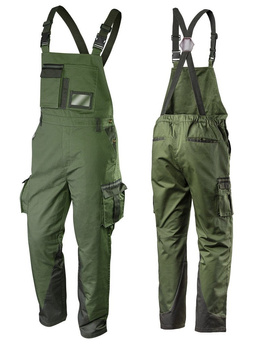 Spodnie robocze ogrodniczki NEO CAMO Olive 81-242