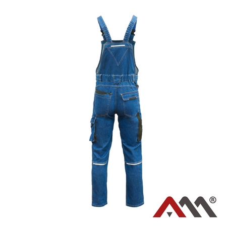 COLEMANN ogrodniczki ochronne elastyczne jeansowe