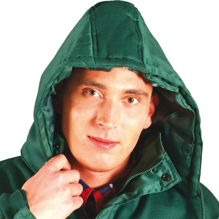 Kurtka zimowa ocieplana przedłużana MASTER niebieska