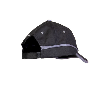 Czapka z daszkiem robocza zapięcie na rzep BASEBALL czarno-stalowa