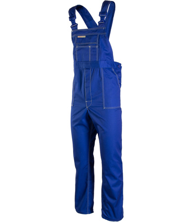 Spodnie na szelkach ogrodniczki ochronne BRIXTON CLASSIC niebieskie ABOG