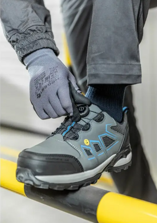 Buty półbuty robocze z podnoskiem LACE System HOGERT S3S ESD FULDE