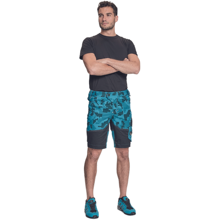 Pasek roboczy do spodni metalowa klamra CERVA NEURUM Modny Wzór Moro Kamuflaż Morski