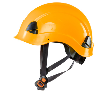 Kask hełm roboczy ochronny ABS Alpin żółty