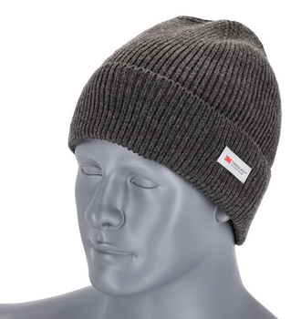 Czapka zimowa dwuwarstwowa 3M Thinsulate STALCO ALASKA grafitowa