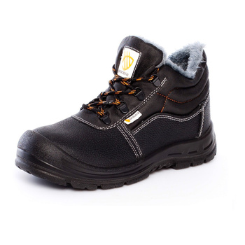 Buty ocieplane trzewiki bhp nadlany nosek metalowy podnosek SOLID WINTER S1 SRC