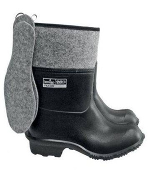 Kalosze buty filcowe gumofilce gumowce z filcową wkładką Lemigo BLFILCAK