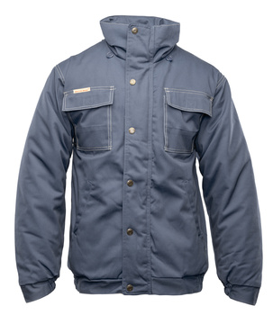 Kurtka zimowa ocieplana BRIXTON SNOW szara WYPRZEDAŻ