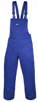 Spodnie ogrodniczki MASTER ocieplane niebieskie WYPRZEDAŻ