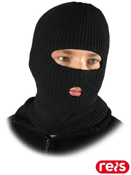 Czapka kominiarka zimowa dziana akrylowa CZKOM Reis