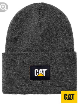 Czapka zimowa męska robocza  CAT-WINHAT Szara