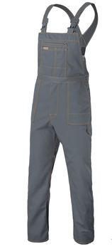 Spodnie robocze ogrodniczki szare ART MASTER