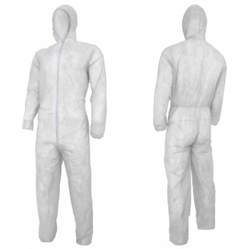 Kombinezon roboczy ochronny malarski oddychający pyłoszczelny biały Art.Mas KOMB WHITE