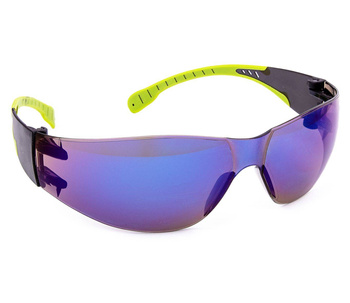 Okulary ochronne przeciwodpryskowe z filtrem| MIRROR-FLEX