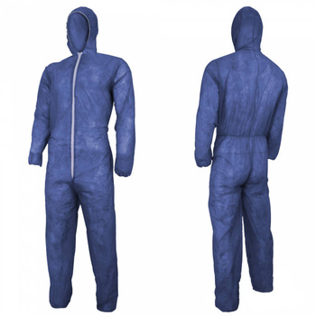 Kombinezon roboczy ochronny malarski oddychający pyłoszczelny granatowy niebieski KOMB NBL