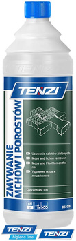 Skoncentrowany preparat do usuwania zielonych nalotów zmywanie mchów i porostów TENZI TZ-MCHYPOROSTY 1 l