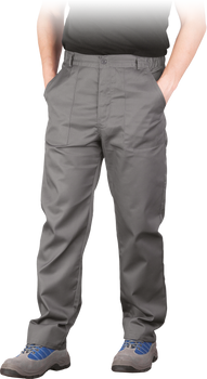 Spodnie robocze ochronne do pasa YES-T szare