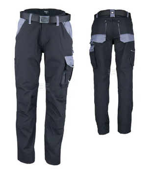 Spodnie robocze pas WYTRZYMAŁE Original Kramp czarno-szare