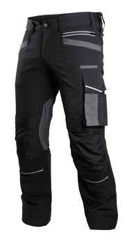 Spodnie robocze Czarne STRETCH LINE Stalco