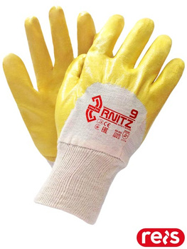 Rękawice ochronne dzianina bawełniana nitryl RNITZ