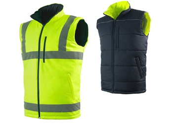 Bezrękawnik roboczy kamizelka dwustronna odblaskowa BZR 2SIDE