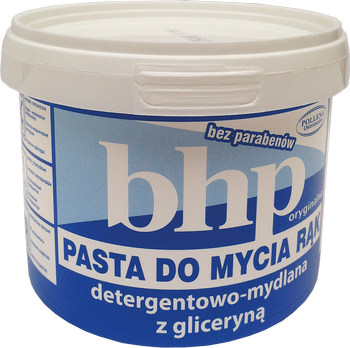 Pasta do mycia rąk bhp detergentowo-mydlana z gliceryną 500 g