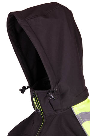 Kurtka ostrzegawcza odblaskowa softshell COVERGUARD KAZAN żółta